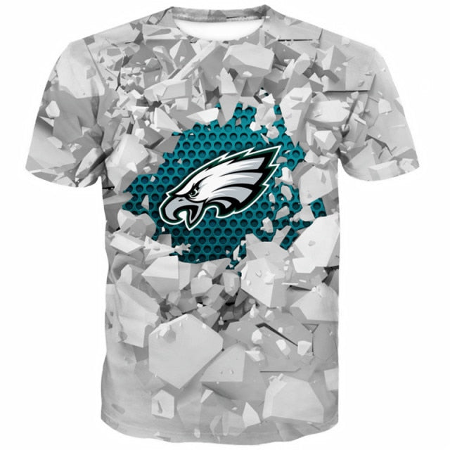 Philadelphia Eagles Casual 3D T-Shirt