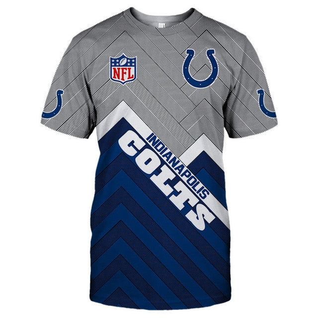 Indianapolis Colts Casual 3D T-Shirt