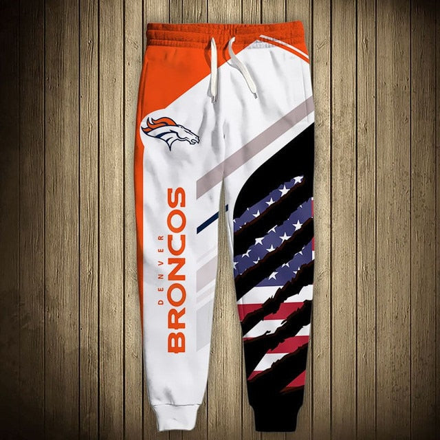 Denver Broncos American Flag Sweatpants