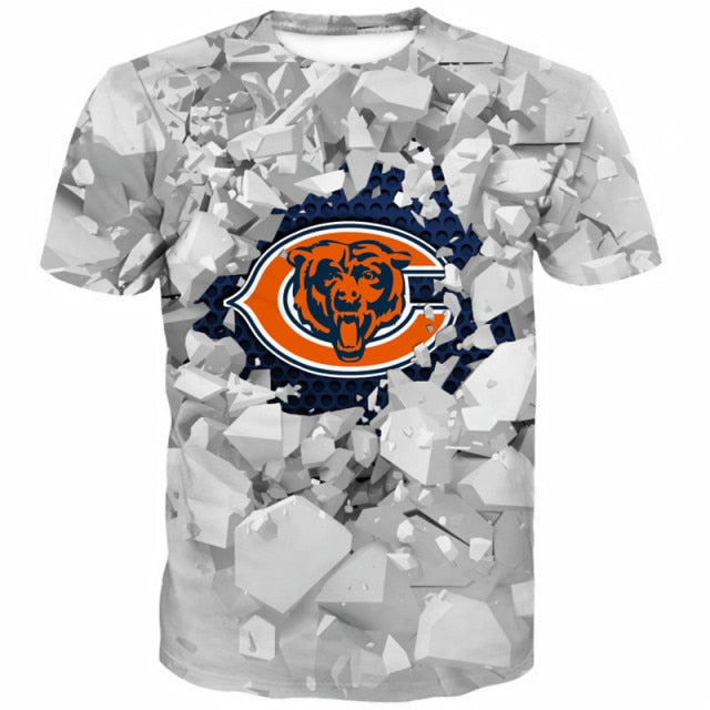 Chicago Bears Casual 3D T-Shirt