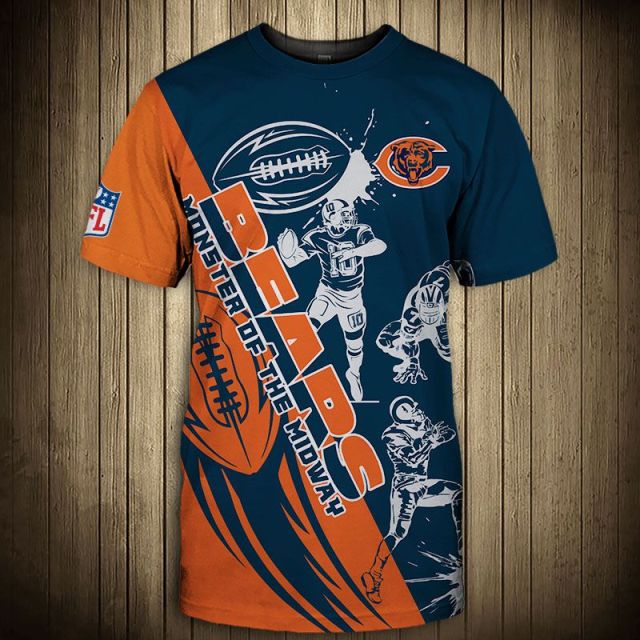 Chicago Bears Casual 3D T-Shirt