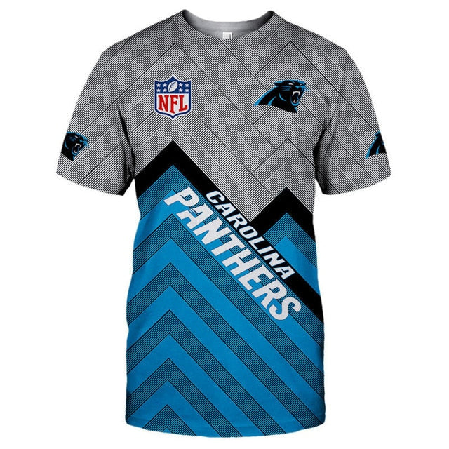 Carolina Panthers Casual 3D T-Shirt