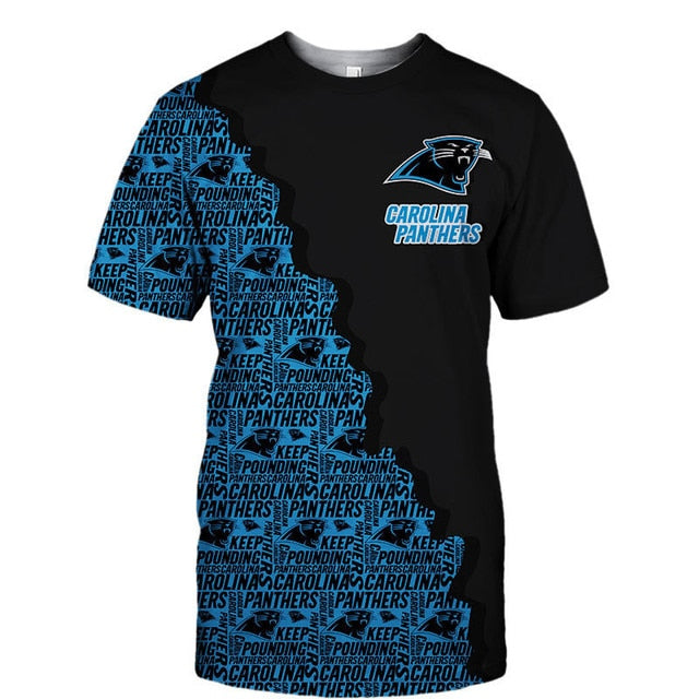 Carolina Panthers Casual 3D T-Shirt