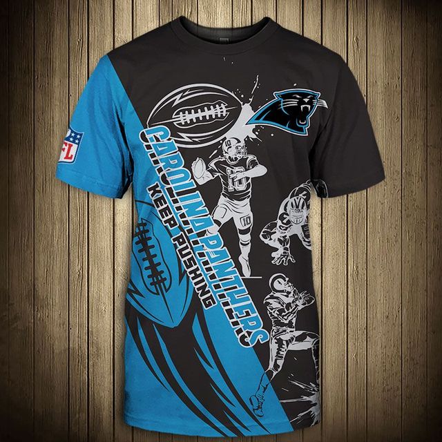 Carolina Panthers Casual 3D T-Shirt