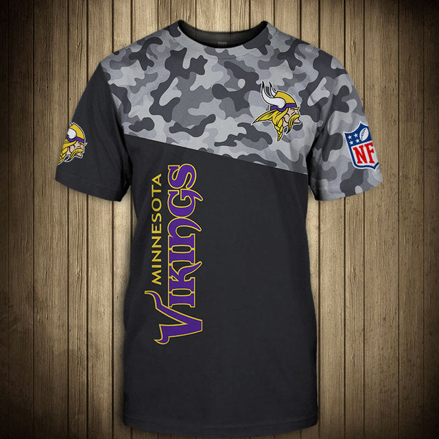 Minnesota Vikings Camouflage T-Shirt