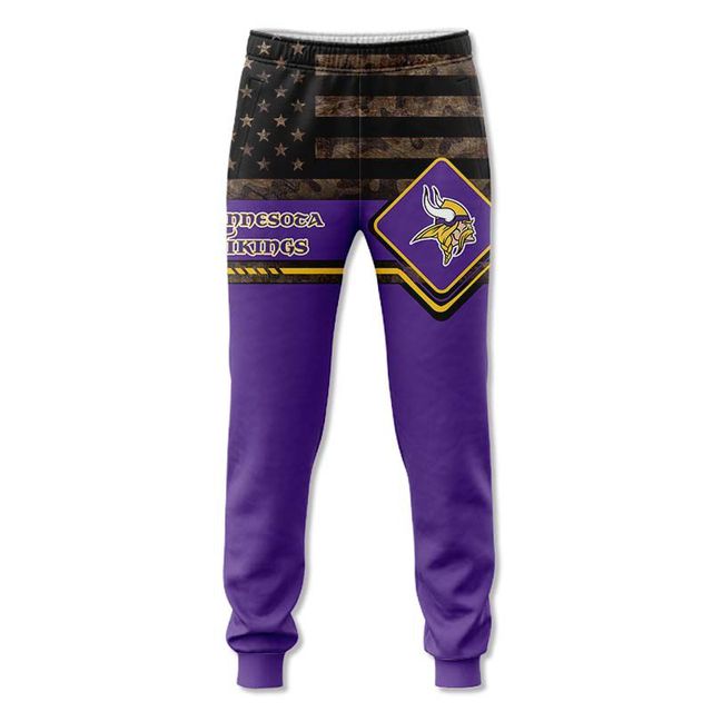 Minnesota Vikings American Flag Sweatpants