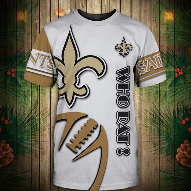 New Orleans Saints Zigzag Casual T-Shirt