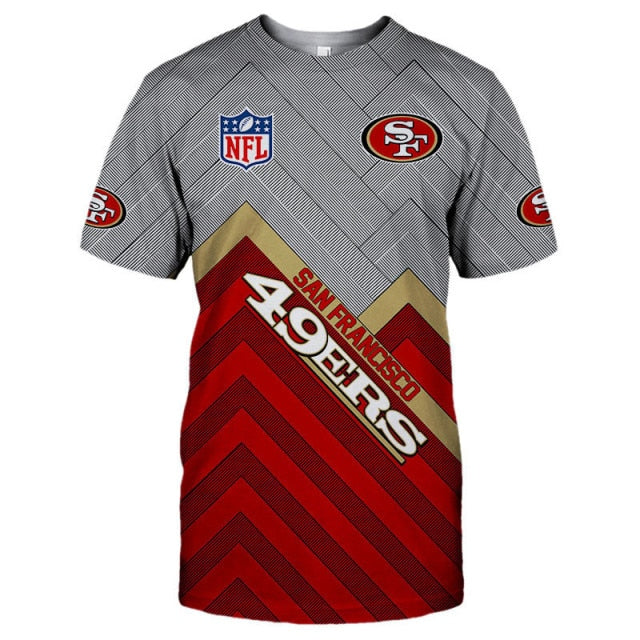 San Francisco 49ers Casual 3D T-Shirt