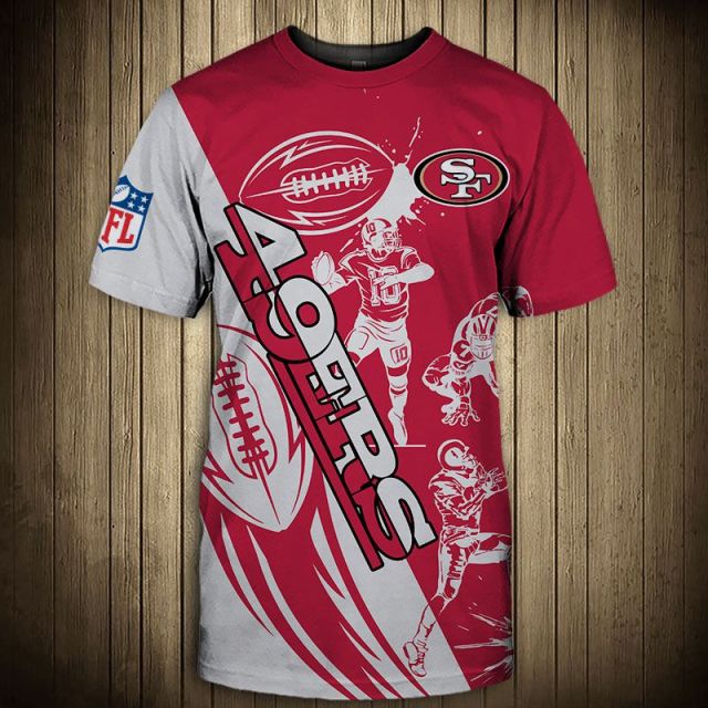 San Francisco 49ers Casual 3D T-Shirt