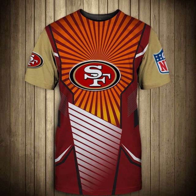 San Francisco 49ers Sunlight 3D T-Shirt