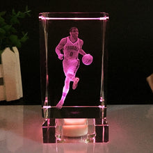 Load image into Gallery viewer, NBA Stars K9 Crystal 3D Ornaments