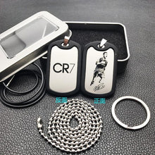 Load image into Gallery viewer, Basketball Star Stainless Steel Necklace And Key Chain