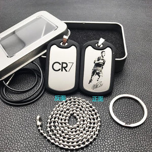 Basketball Star Stainless Steel Necklace And Key Chain