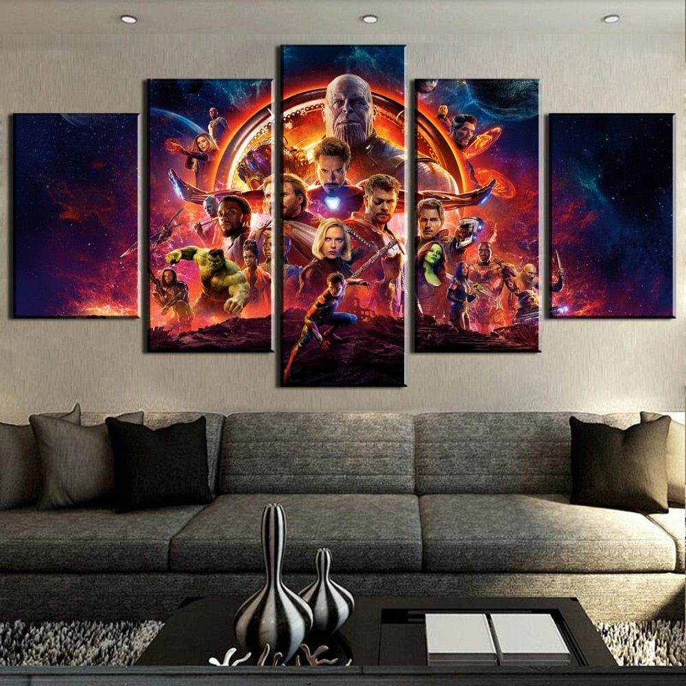 Avengers Infinity War Wall Art Canvas