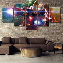 Load image into Gallery viewer, Iron Man In Action Wall Art Canvas