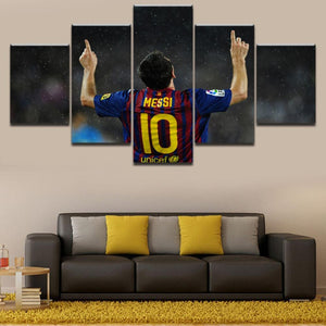 Lionel Messi FC Barcelona Wall Canvas 3