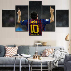 Lionel Messi FC Barcelona Wall Canvas 3