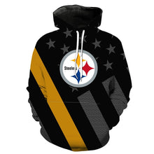 Load image into Gallery viewer, Pittsburgh Steelers 3D Hoodie