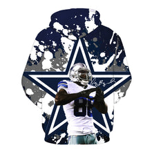 Load image into Gallery viewer, Dallas Cowboys 3D Hoodie