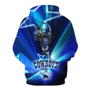 Dallas Cowboys 3D Hoodie