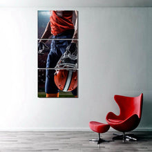 Load image into Gallery viewer, Football Player Art Canvas Pictures