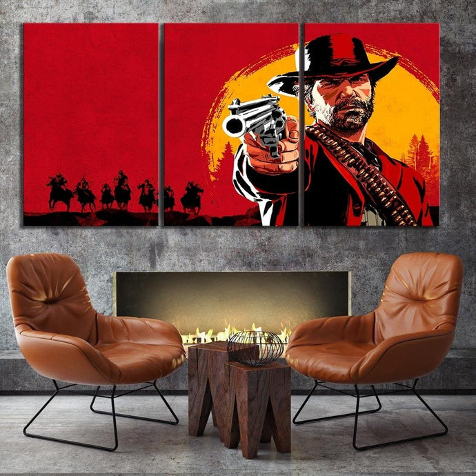 Red Dead Redemption 2 Art Canvas