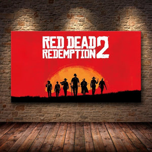 Red Dead Redemption 2 Wall Canvas