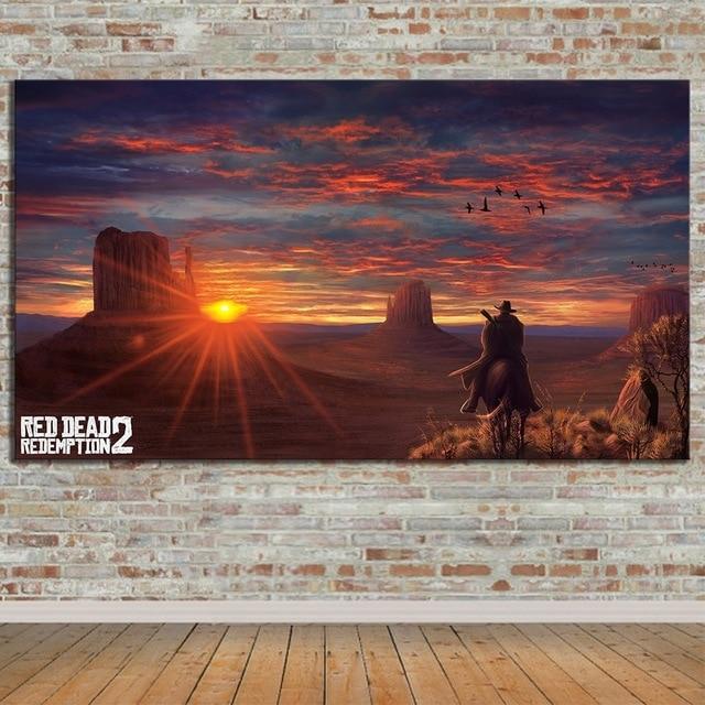 Red Dead Redemption 2 Wall Painting