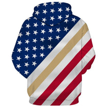 Load image into Gallery viewer, American Flag New Orleans Saints 3D Hoodie