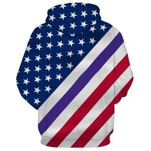 American Flag Minnesota Vikings 3D Hoodie