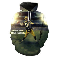 Load image into Gallery viewer, Aaron Rodgers Green Bay Packers 3d Hoodies