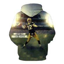 Load image into Gallery viewer, Aaron Rodgers Green Bay Packers 3d Hoodies