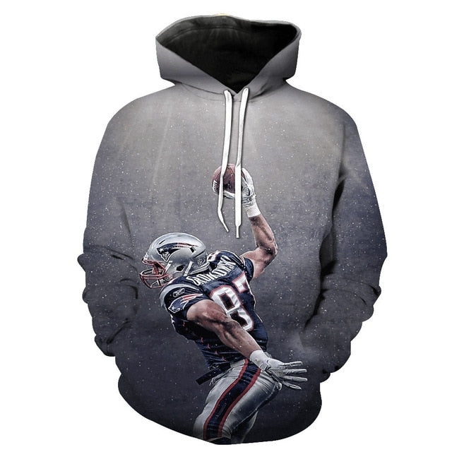 New England Patriots 3D Hoodie