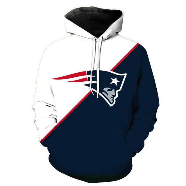 New England Patriots 3D Hoodie