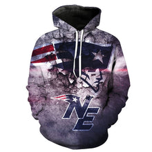 Load image into Gallery viewer, New England Patriots 3D Hoodie