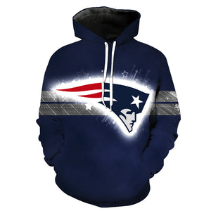 New England Patriots 3D Hoodie