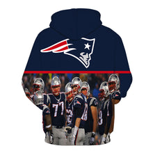 Load image into Gallery viewer, New England Patriots 3D Hoodie