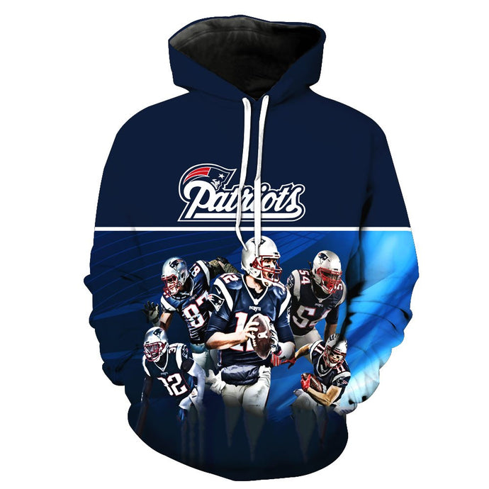 New England Patriots 3D Hoodie