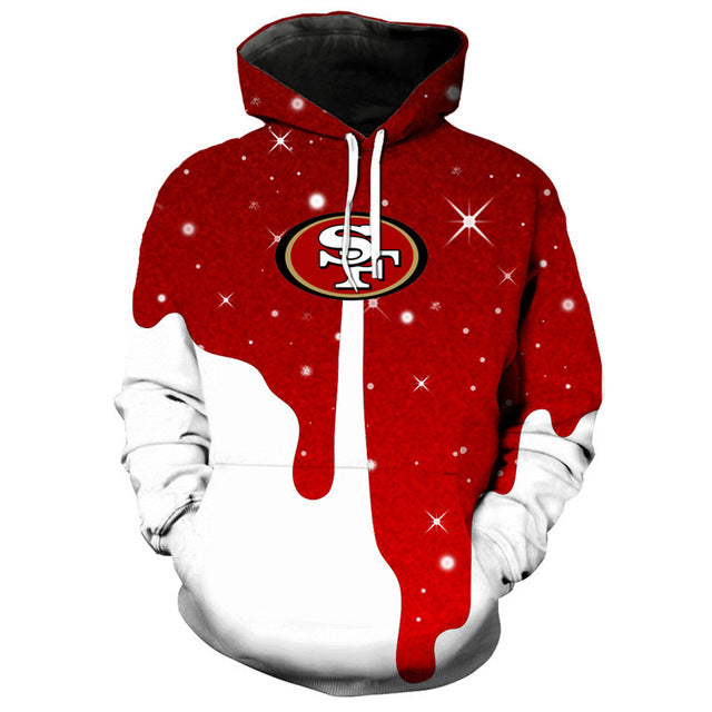 San Francisco 49ers 3D Hoodie