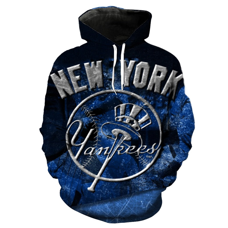 New York Yankees MLB Camouflage Hoodie, Zip Hoodie 3D All Over Print