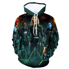 Load image into Gallery viewer, Captain Marvel 3D Hoodies