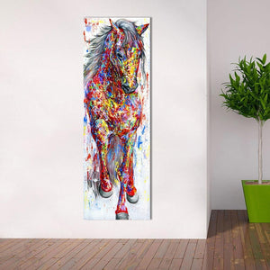 Running Horse Wall Art Canvas