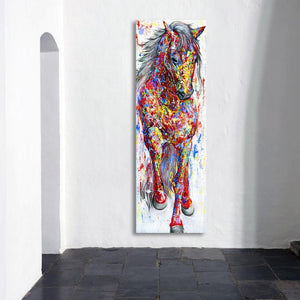 Running Horse Wall Art Canvas