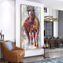 Load image into Gallery viewer, Running Horse Wall Art Canvas