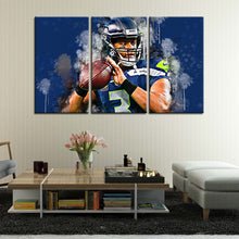 Load image into Gallery viewer, Russell Wilson Seattle Seahawks Wall Art Canvas 2