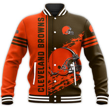 Load image into Gallery viewer, Cleveland Browns Ultra Cool Letterman Jacket