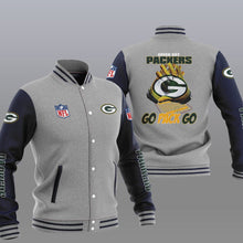 Load image into Gallery viewer, Green Bay Packers Casual 3D Letterman Jacket