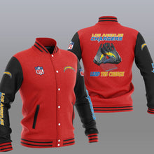 Load image into Gallery viewer, Los Angeles Chargers Casual 3D Letterman Jacket