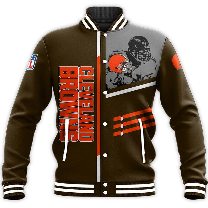 Cleveland Browns Casual Letterman Jacket
