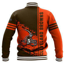 Load image into Gallery viewer, Cleveland Browns Ultra Cool Letterman Jacket